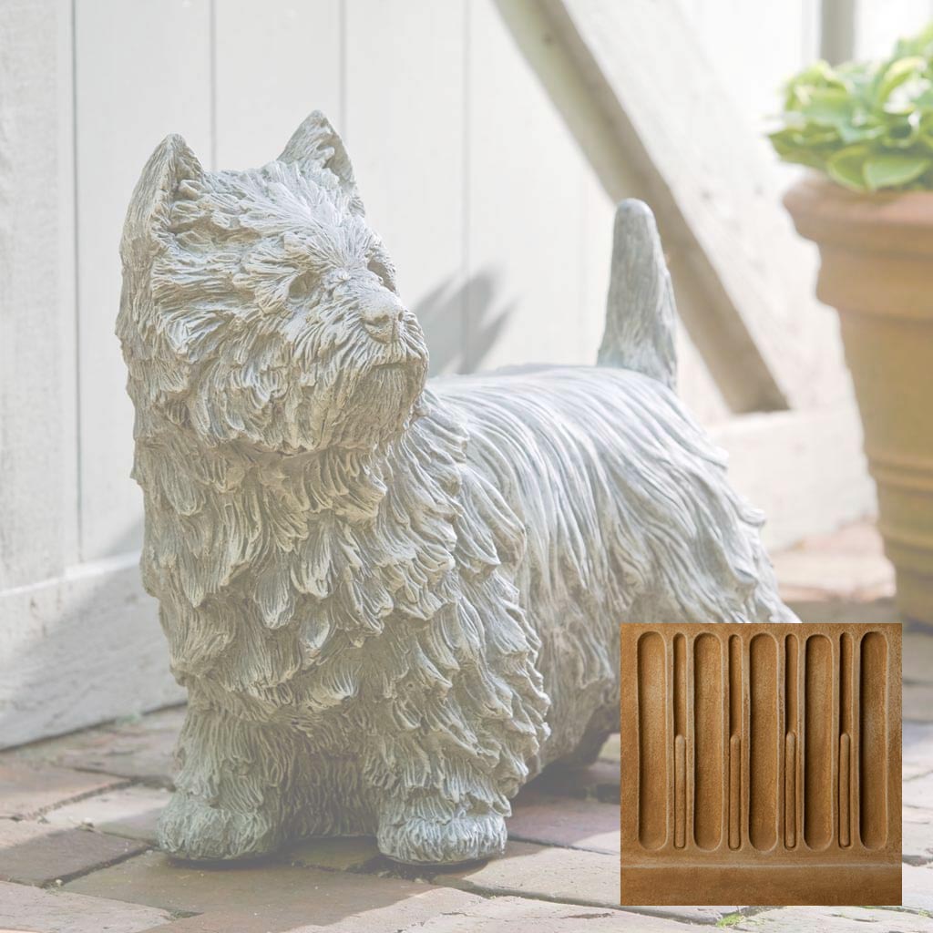 Campania Westie Garden Statue - A-380