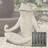 Campania Totally Zen Frog Garden Statue - A-393