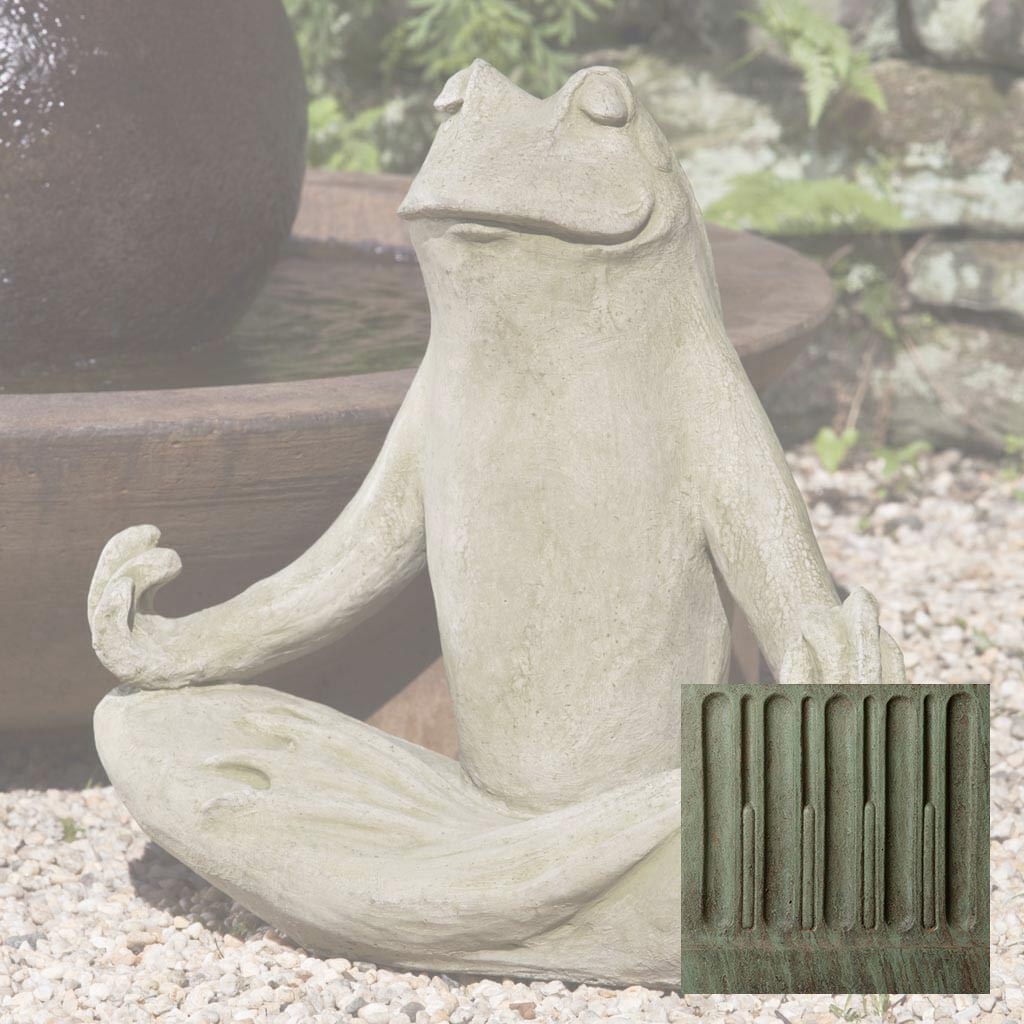 Campania Totally Zen Frog Garden Statue - A-393