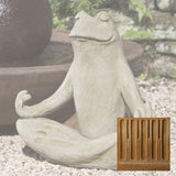 Campania Totally Zen Frog Garden Statue - A-393