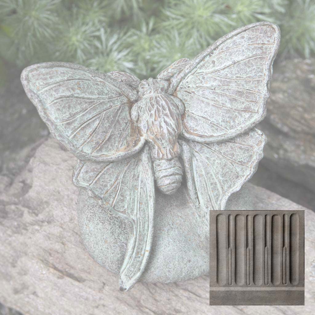 Campania Lunar Moth Garden Statue - A-395