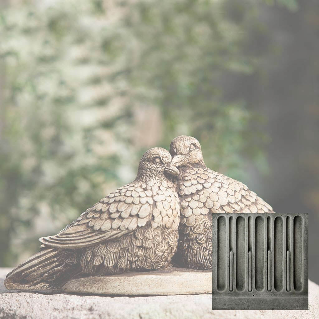 Campania Lovebirds Garden Statue - A-404