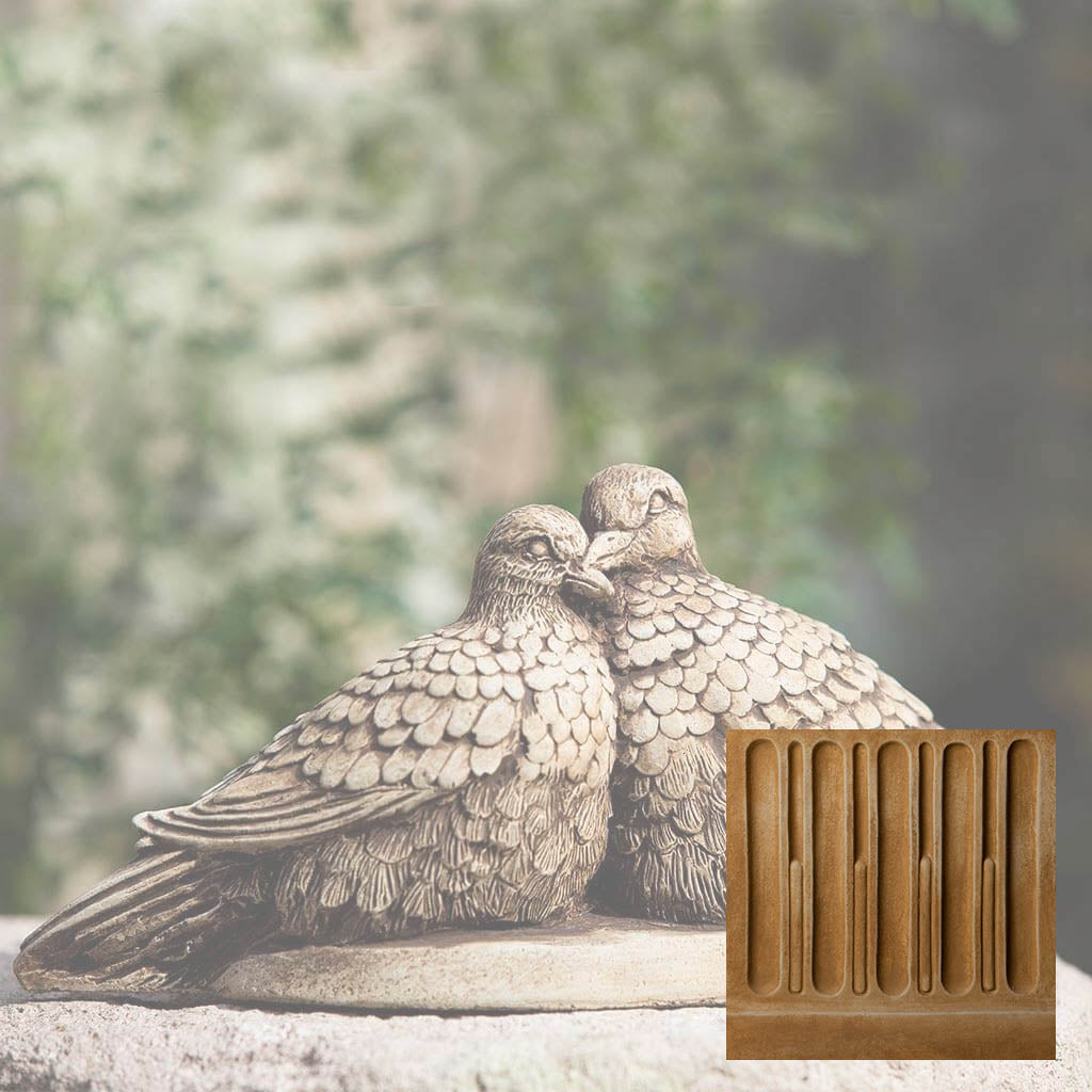 Campania Lovebirds Garden Statue - A-404