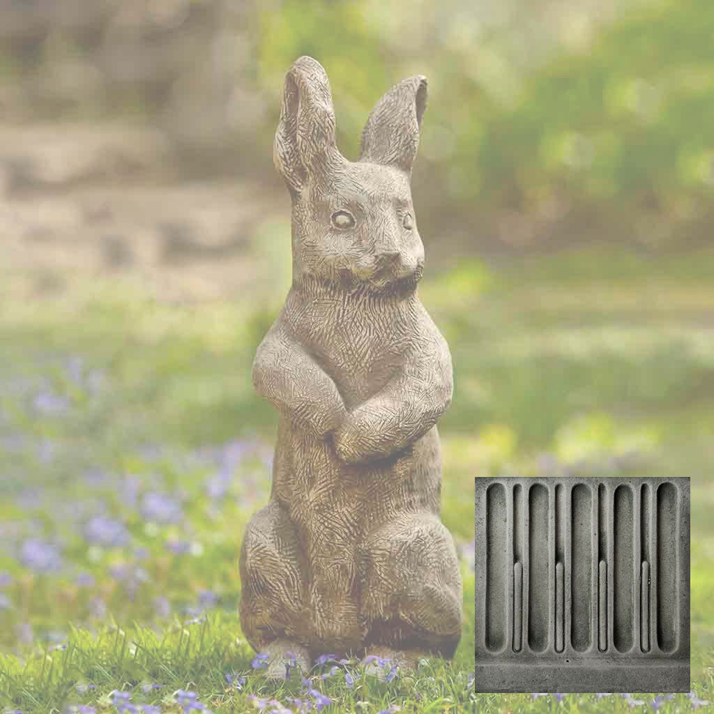 Campania Father Rabbit Garden Statue - A-413