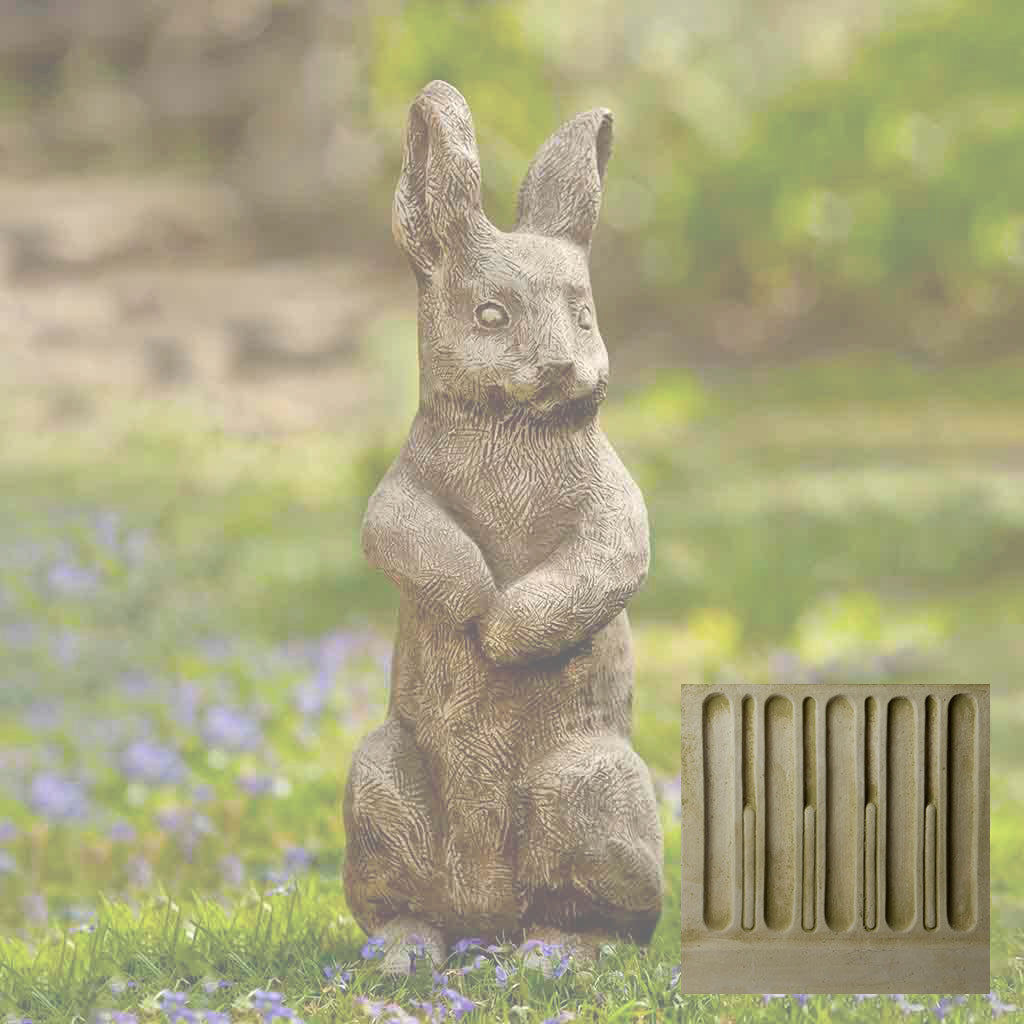 Campania Father Rabbit Garden Statue - A-413