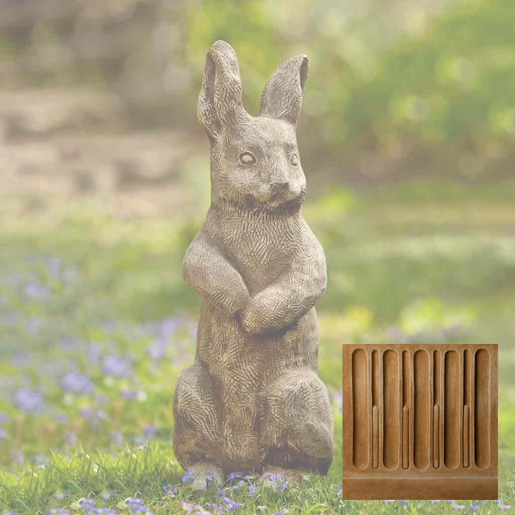 Campania Father Rabbit Garden Statue - A-413