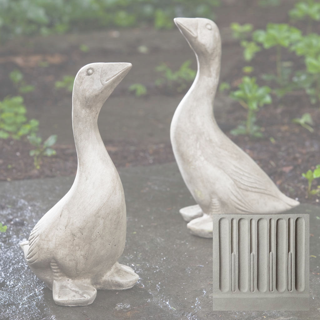 Campania Kate's Goose Garden Statue - A-423