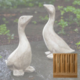 Campania Kate's Goose Garden Statue - A-423