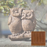 Campania Honeymoon Owls Garden Statue - A-433
