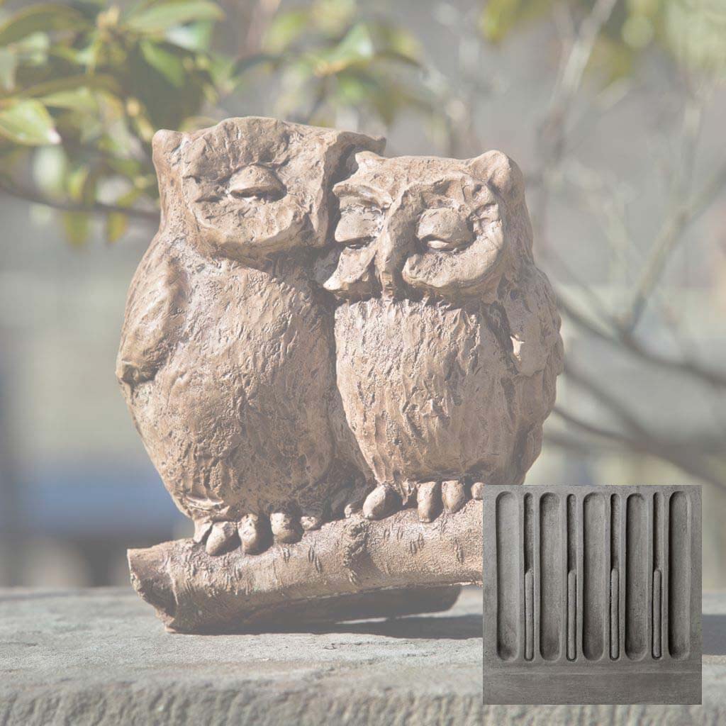 Campania Honeymoon Owls Garden Statue - A-433