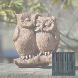 Campania Honeymoon Owls Garden Statue - A-433