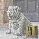 Campania Antique Bulldog Garden Statue - A-456