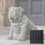 Campania Antique Bulldog Garden Statue - A-456