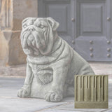 Campania Antique Bulldog Garden Statue - A-456