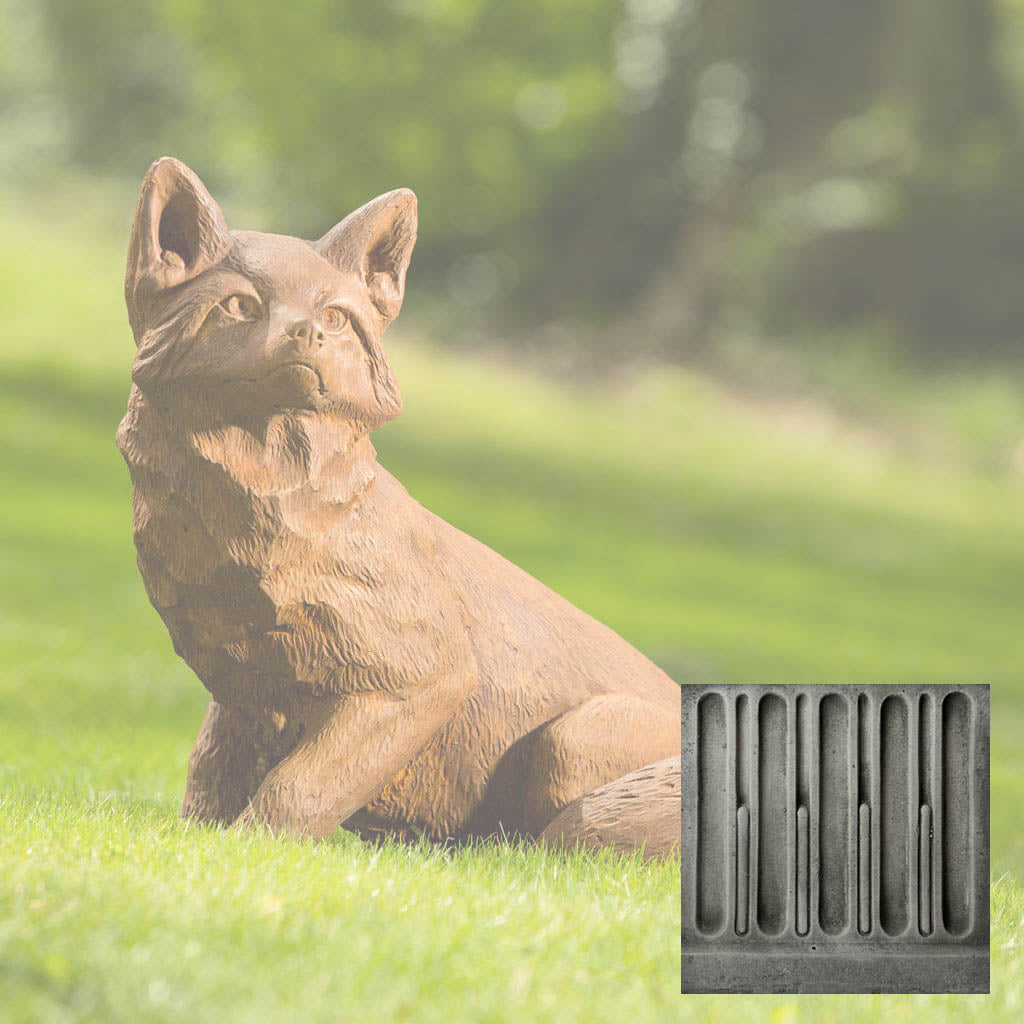 Campania Noble Fox Garden Statue - A-464