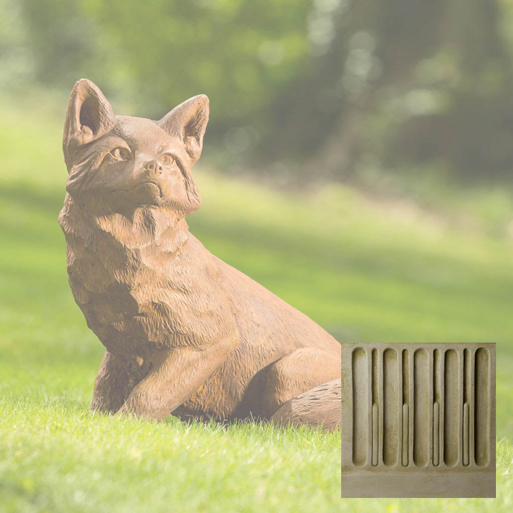 Campania Noble Fox Garden Statue - A-464