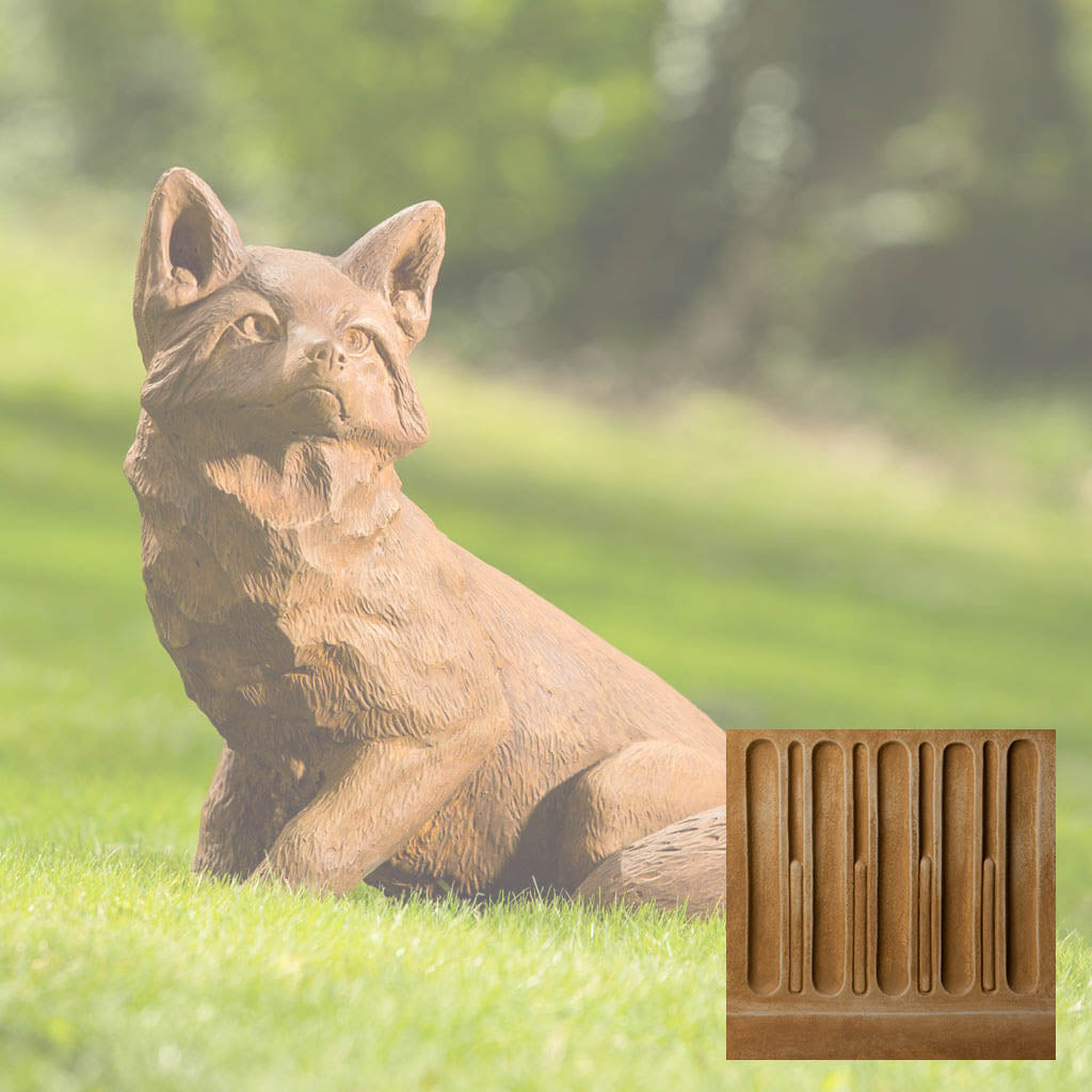 Campania Noble Fox Garden Statue - A-464