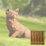Campania Noble Fox Garden Statue - A-464