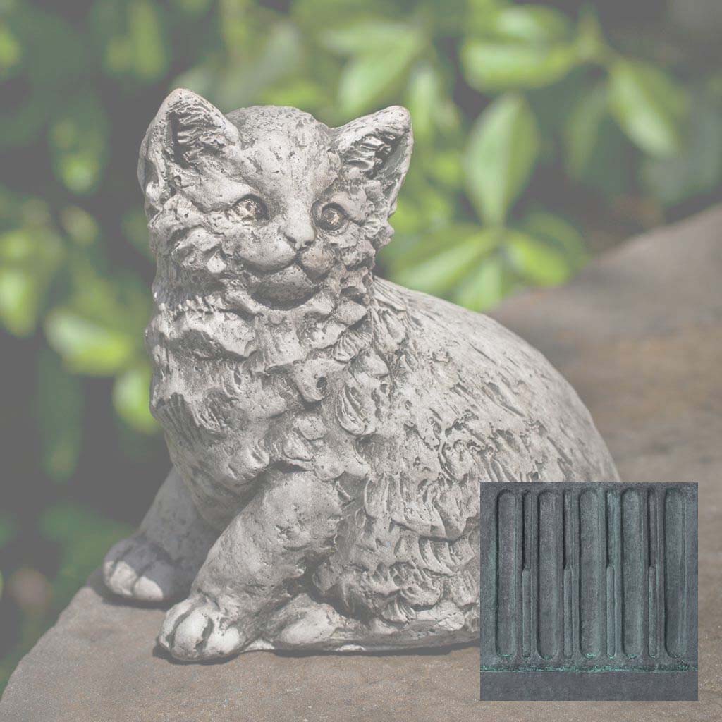 Campania Cutie Kitty Garden Statue - A-480