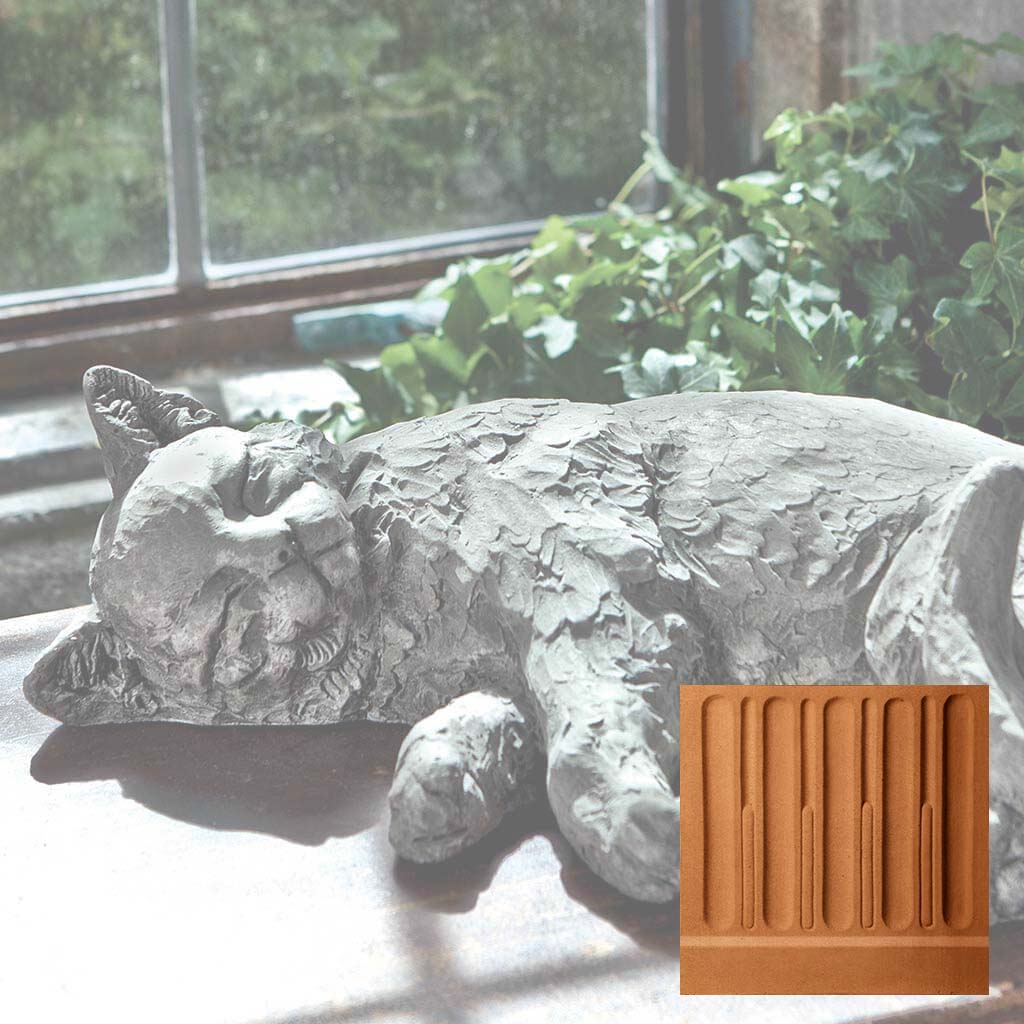 Campania Dreaming Kitty Garden Statue - A-485