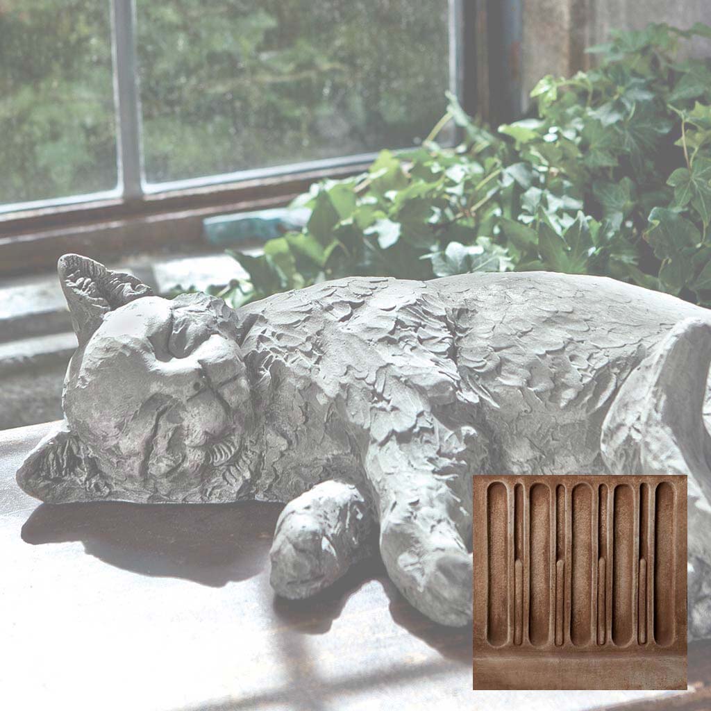 Campania Dreaming Kitty Garden Statue - A-485