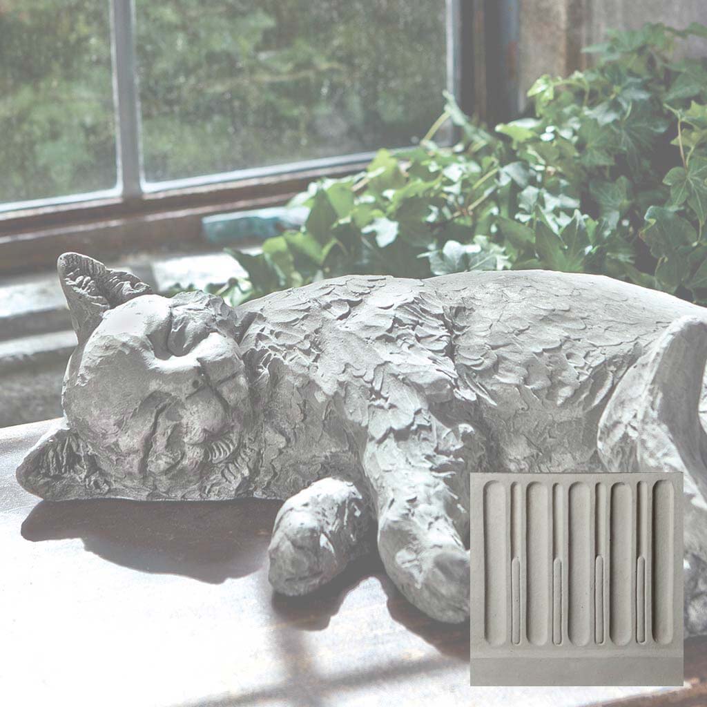 Campania Dreaming Kitty Garden Statue - A-485