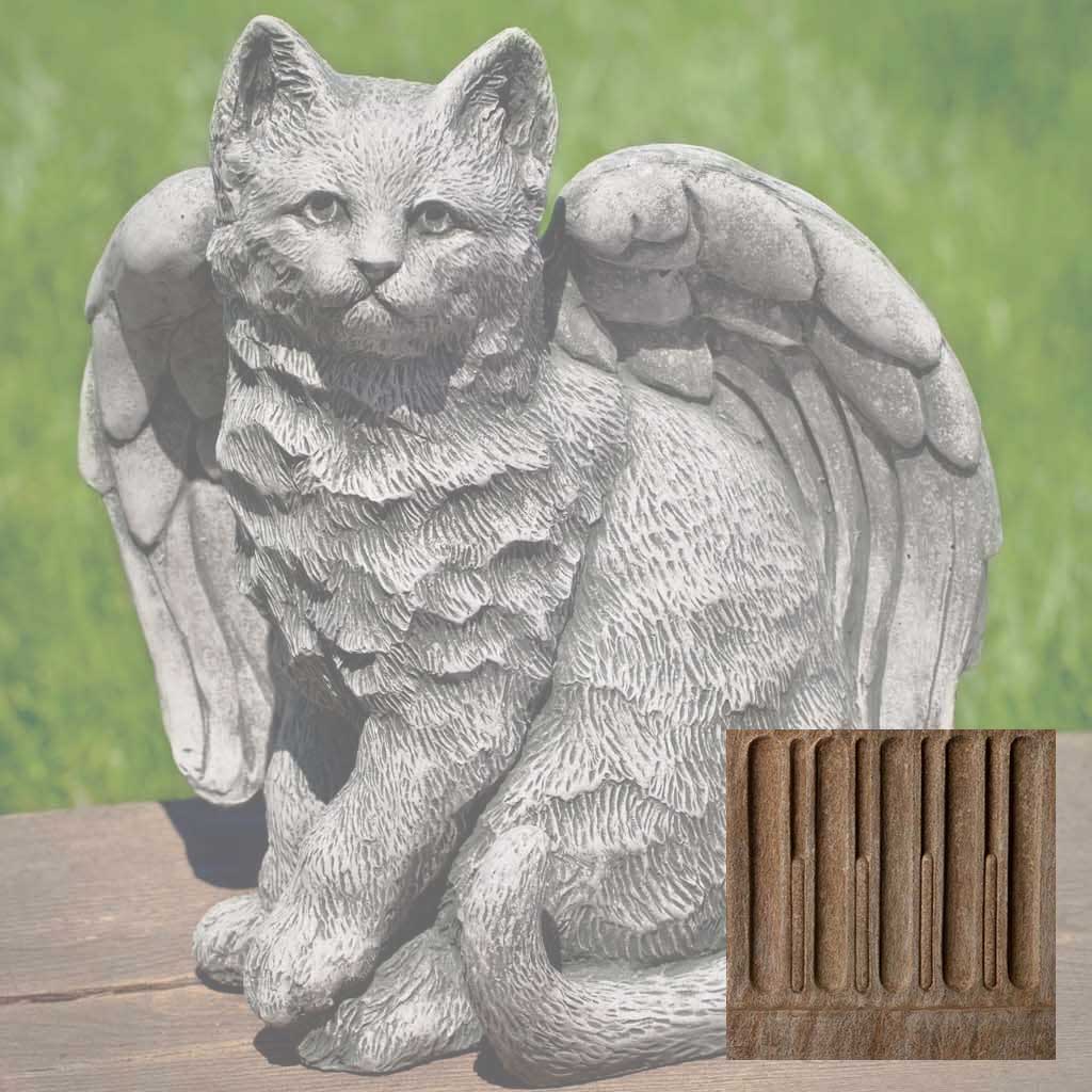 Campania Angel Kitty Garden Statue - A-490