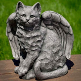 Campania Angel Kitty Garden Statue - A-490