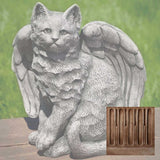 Campania Angel Kitty Garden Statue - A-490