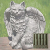 Campania Angel Kitty Garden Statue - A-490