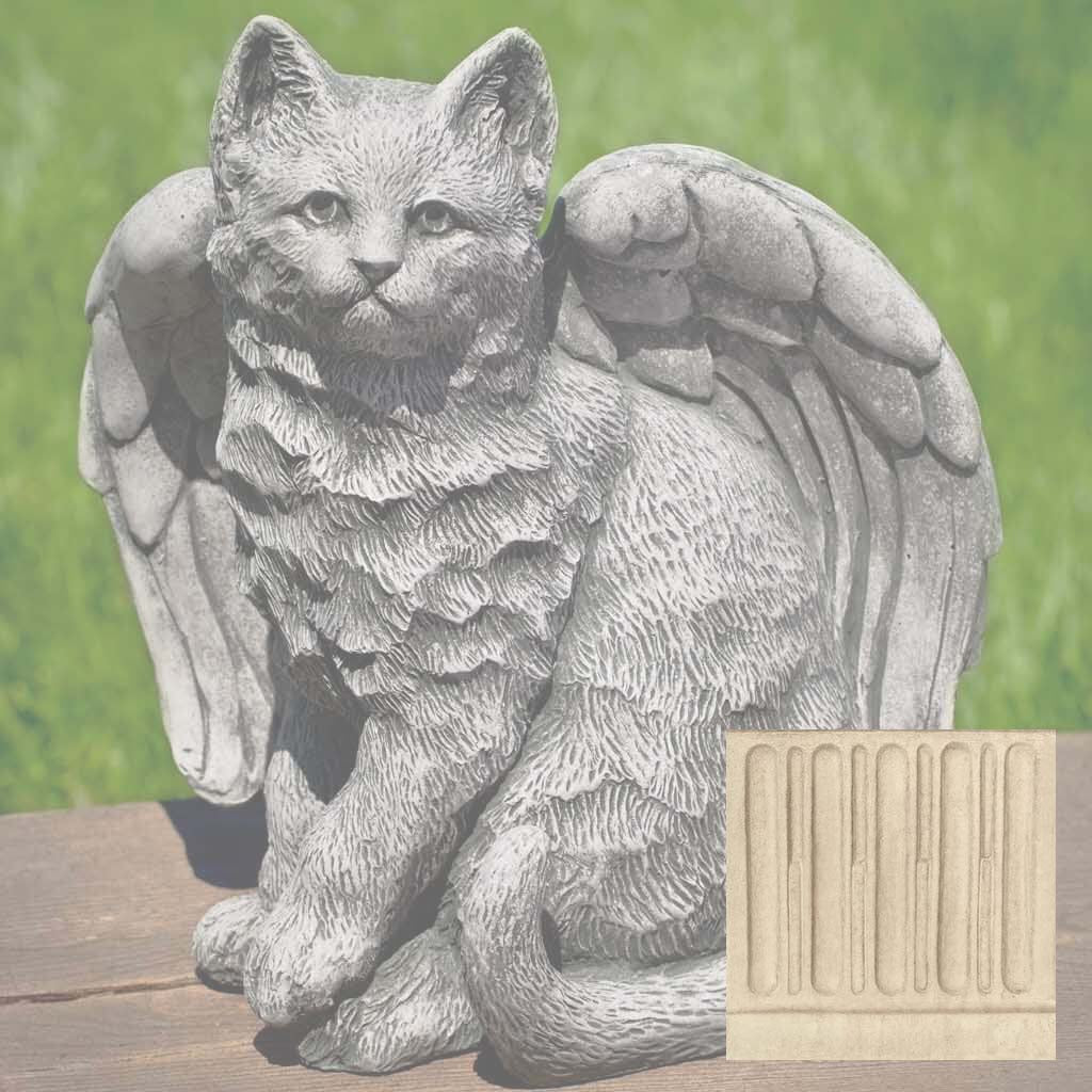 Campania Angel Kitty Garden Statue - A-490