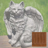 Campania Angel Kitty Garden Statue - A-490