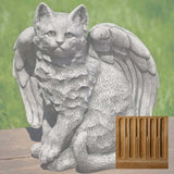 Campania Angel Kitty Garden Statue - A-490