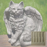 Campania Angel Kitty Garden Statue - A-490