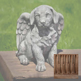 Campania Angel Puppy Garden Statue - A-491