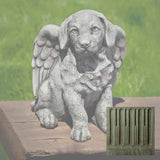Campania Angel Puppy Garden Statue - A-491