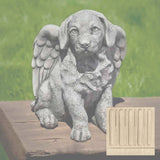 Campania Angel Puppy Garden Statue - A-491