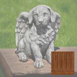 Campania Angel Puppy Garden Statue - A-491