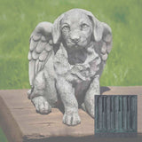 Campania Angel Puppy Garden Statue - A-491
