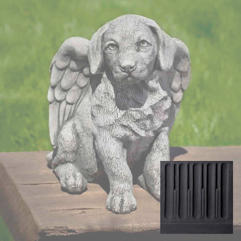 Campania Angel Puppy Garden Statue - A-491