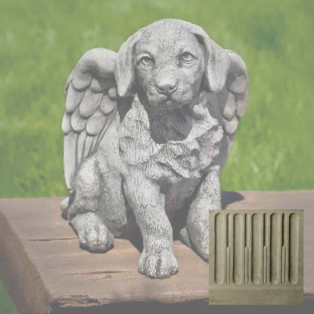 Campania Angel Puppy Garden Statue - A-491