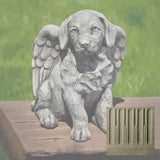 Campania Angel Puppy Garden Statue - A-491