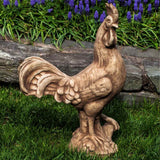 Campania Antique Rooster Garden Statue - A-500