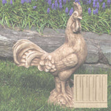 Campania Antique Rooster Garden Statue - A-500