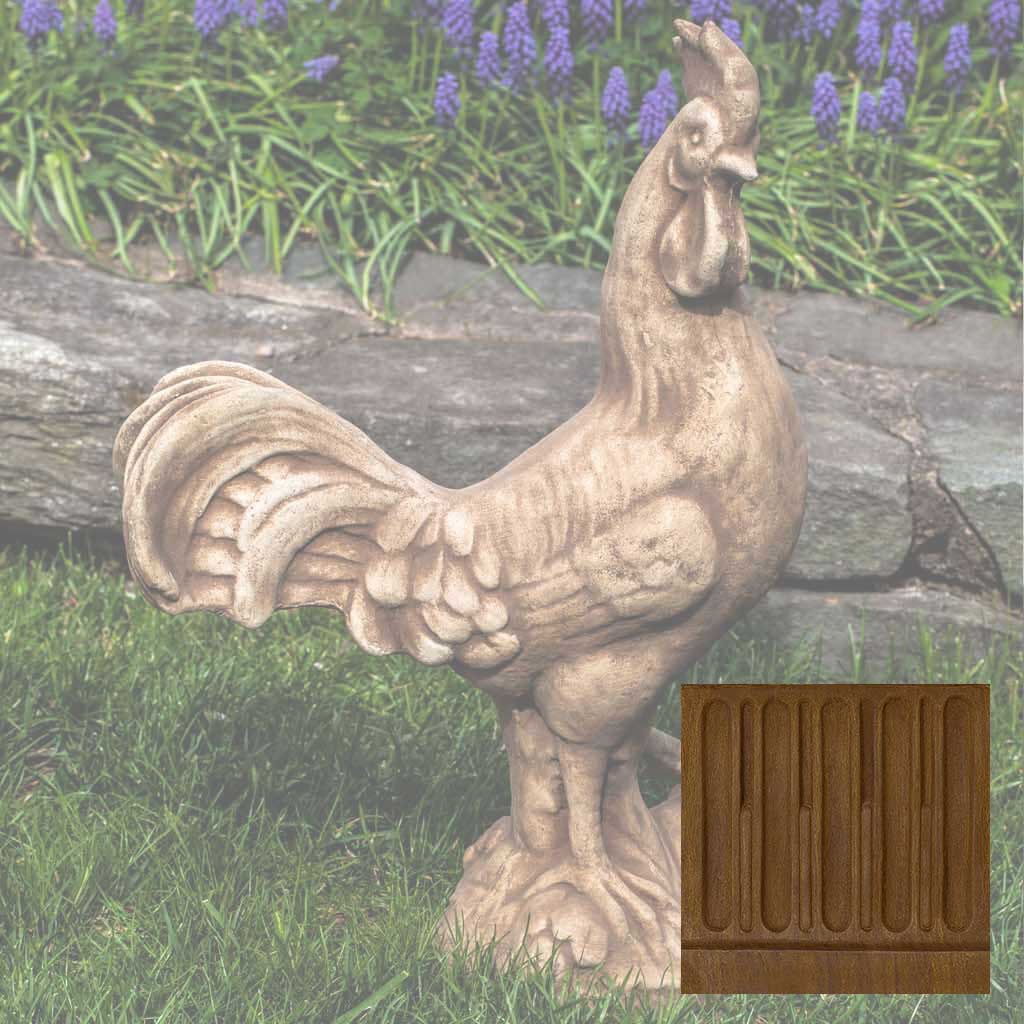 Campania Antique Rooster Garden Statue - A-500
