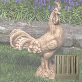 Campania Antique Rooster Garden Statue - A-500