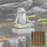 Campania Mini Zen Frog Garden Statue - A-503