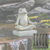 Campania Mini Zen Frog Garden Statue - A-503