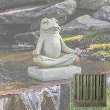 Campania Mini Zen Frog Garden Statue - A-503