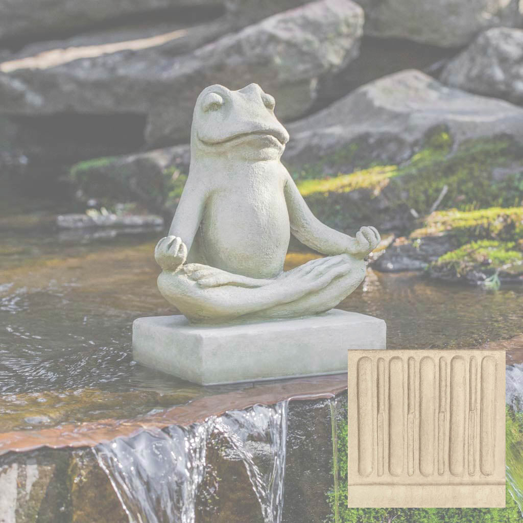 Campania Mini Zen Frog Garden Statue - A-503
